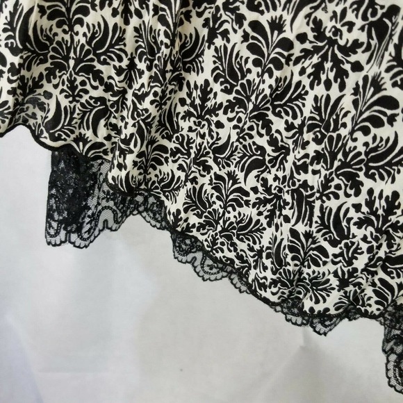 Linea Domani Dress 8 Black White Tank Style Lace - Picture 8 of 12